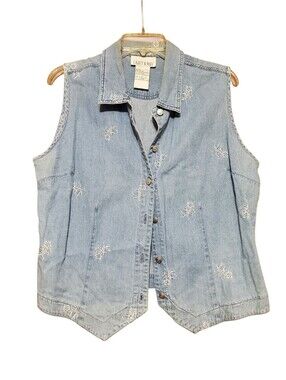 Casey & Max Vintage Denim Vest